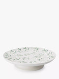 Sophie Conran Portmeirion mistletoe cake stand 32cm white green, imported from the UK