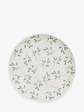 Sophie Conran Portmeirion mistletoe cake stand 32cm white green, imported from the UK