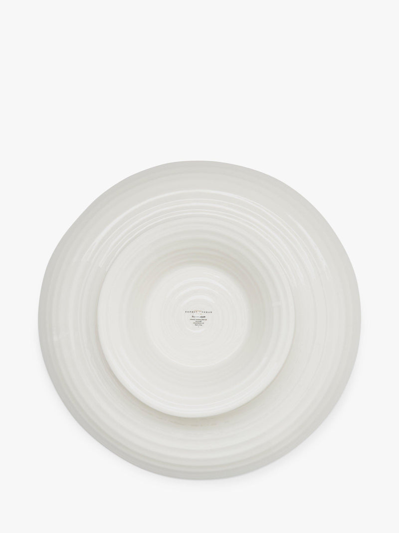 Sophie Conran Portmeirion mistletoe cake stand 32cm white green, imported from the UK
