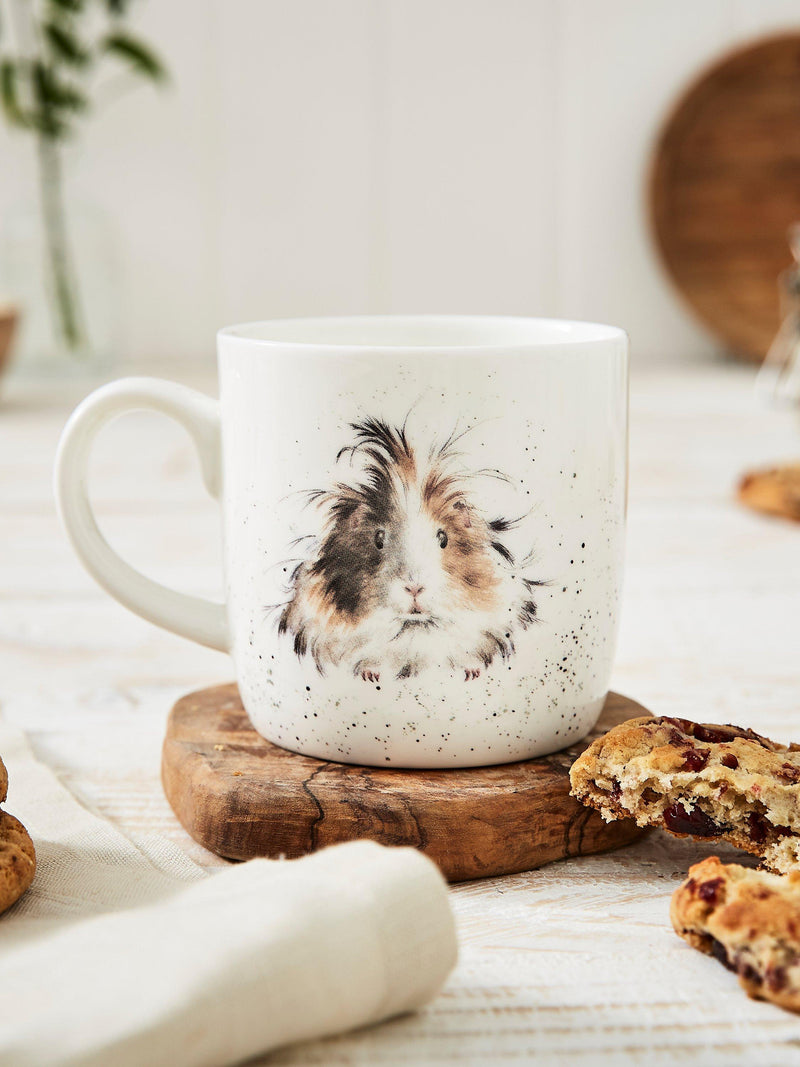 Wrendale Designs guinea pig bone china mug 310ml (British brand)