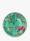 Sara Miller Escape to India cake plates set of 4, UK version