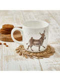 Wrendale Designs Hee Haw Donkey bone china mug 310ml, UK version