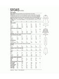 Simplicity Disney Cruella sewing pattern S9345, imported from the UK