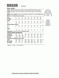 Simplicity Disney Cruella sewing pattern S9339, UK version