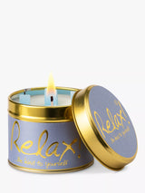 John Lewis Lily-flame Relax Tin Scented Candle 230g- Buy online at McGrocer