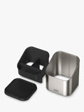 Joseph Joseph stainless steel surface utensil pot with dividers, UK version