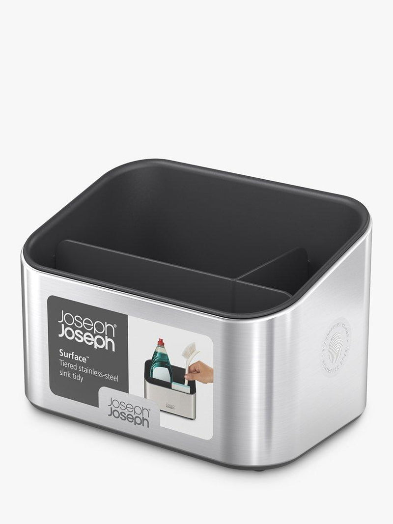 Joseph Joseph Surface Tiered Sink Tidy Stainless Steel, UK version