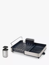 John Lewis 2-Piece Sink Set with Adjustable Dish Rack and Soap Dispenser- Buy online at McGrocer