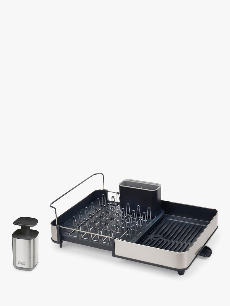 Joseph Joseph 2-piece sink set with adjustable dish rack and soap dispenser, UK version