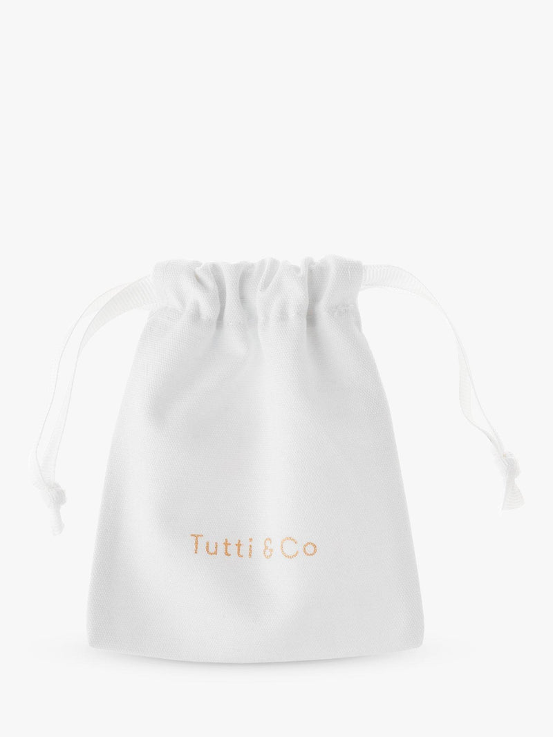 Tutti textured ring pearl pendant necklace 58cm (British brand)