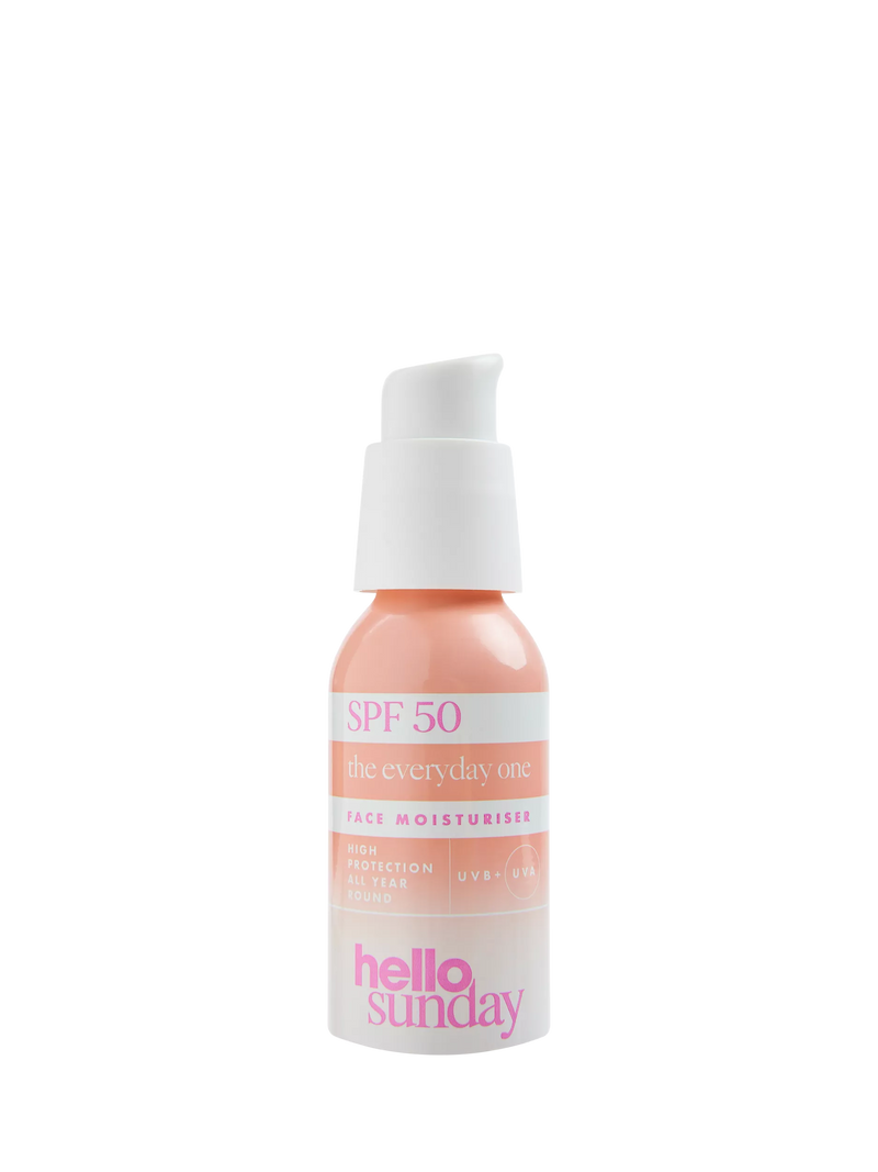 Hello Sunday SPF 50 facial moisturiser 50ml, UK version