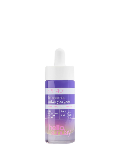 John Lewis Hello Sunday The One That Makes You Glow SPF 40 SPF Moisturiser 30ml- Buy online at McGrocer