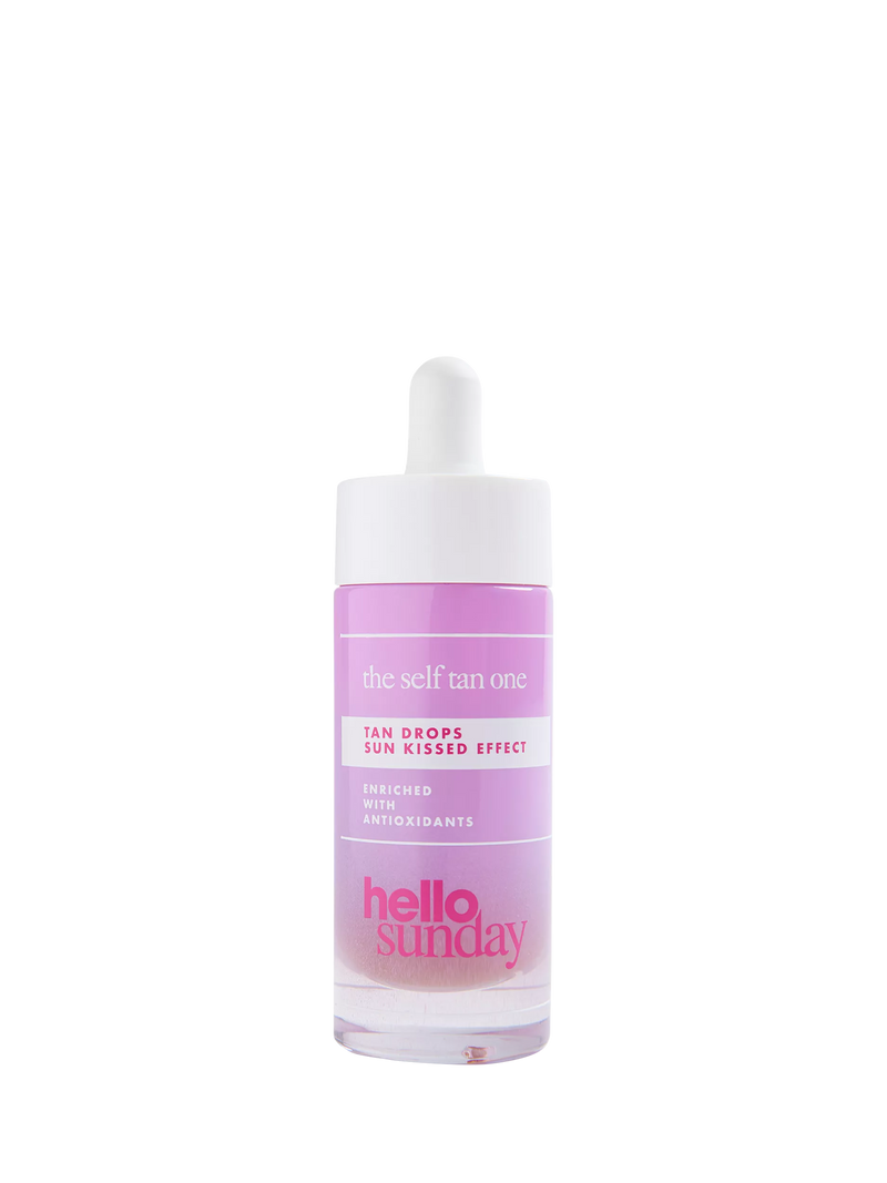 Hello Sunday The Self Tan One face tan drops 30ml, UK version