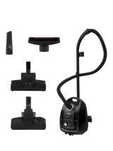 John Lewis Series 4 ProEco Bagged Cylinder Vacuum Cleaner, Black- Buy online at McGrocer
