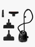 Bosch Series 4 ProEco bagged cylinder vacuum cleaner in black - British product