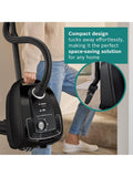 Bosch Series 4 ProEco bagged cylinder vacuum cleaner in black - British product