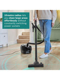Bosch Series 4 ProEco bagged cylinder vacuum cleaner in black - British product
