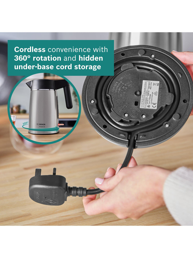 Bosch DesignLine Ergo cordless kettle 1.7L, UK version