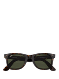 Ray-Ban Wayfarer square sunglasses Havana/Green, imported from the UK