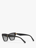 Yves Saint Laurent cat's eye sunglasses black acetate frame, imported from the UK