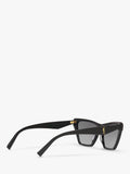 Yves Saint Laurent cat's eye sunglasses black acetate frame, imported from the UK