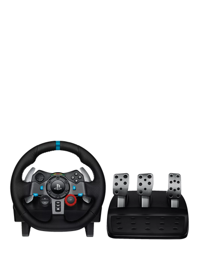 John Lewis Driving Force Racing Wheel with Leather Grip and Force Feedback for Playstation and PC- Buy online at McGrocer