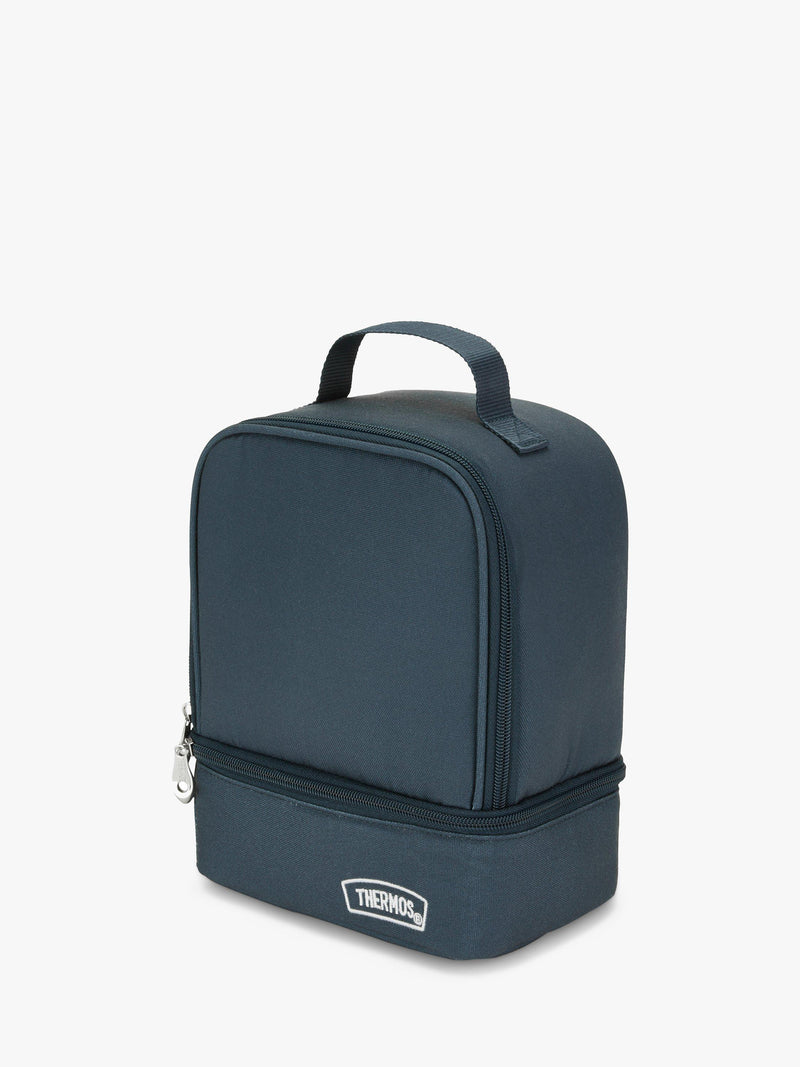 Thermos dual lunch kit cooler bag in blue, UK version