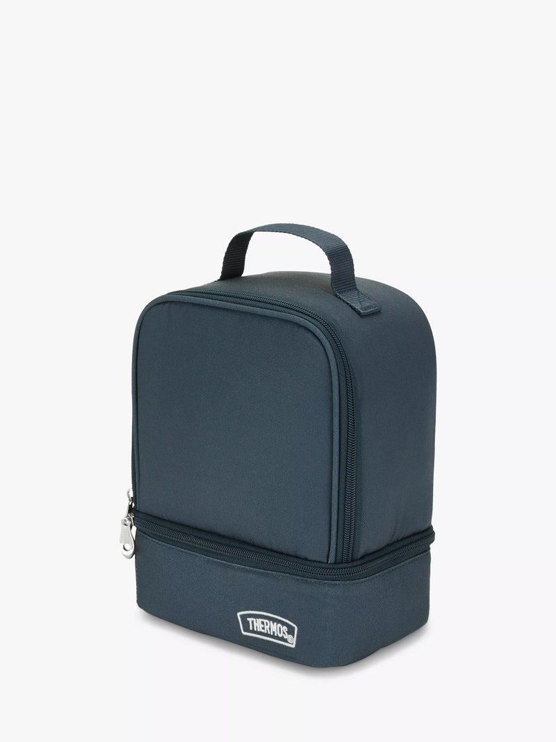 Thermos dual lunch kit cooler bag in blue, UK version