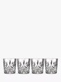 Waterford Crystal clear double old-fashioned glass tumblers, set of four, 310ml (British brand)
