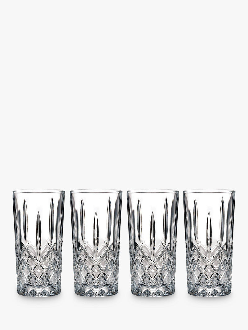 Waterford Crystal Marquis Markham highball glasses, set of 4, 385ml (British brand)