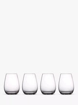 John Lewis Waterford Crystal Marquis Moments Stemless Red Wine Glasses, Set of 4, 550ml, Clear- Buy online at McGrocer