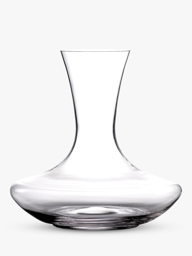 Waterford clear glass carafe 1.5L with fluted neck (British brand)