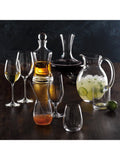 Waterford clear glass carafe 1.5L with fluted neck (British brand)