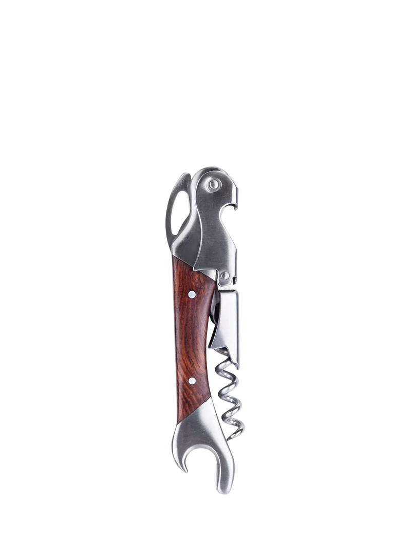 Uberstar waiter's friend corkscrew rosewood inlay stainless steel, UK version