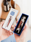 Uberstar waiter's friend corkscrew rosewood inlay stainless steel, UK version