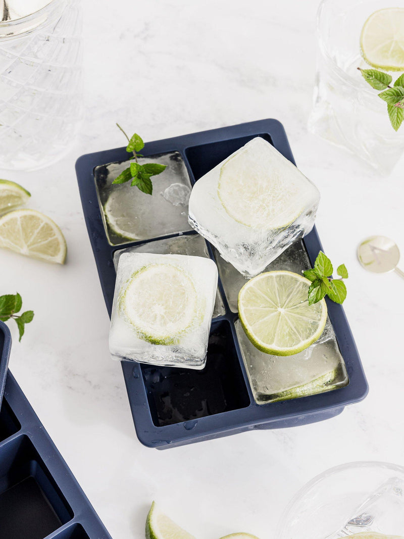 Uberstar giant silicone ice cube tray 6 cubes, imported from the UK