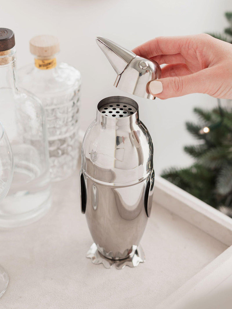 Uberstar penguin cocktail shaker stainless steel 550ml (British brand)