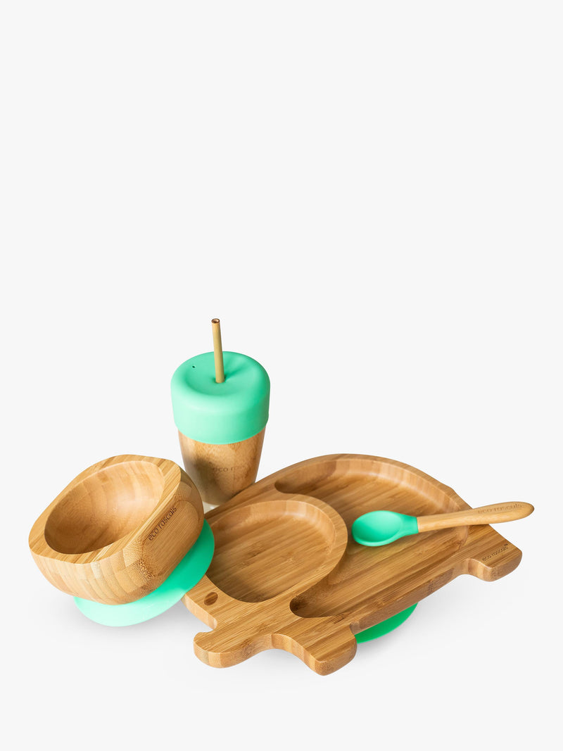 eco rascals Bamboo Elephant Weaning Dinner Set, UK version