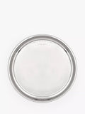 John Lewis hammered stainless steel round silver tray 36cm, UK version
