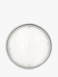 John Lewis hammered stainless steel round silver tray 36cm, UK version