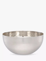 John Lewis John Lewis Hammered Stainless Steel Serving Bowl 12cm Silver- Buy online at McGrocer