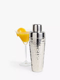 John Lewis hammered stainless steel cocktail shaker 500ml, imported from the UK