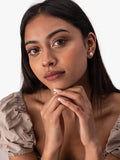Dower & Hall freshwater pearl stud earrings silver, imported from the UK