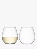 LSA International stemless wine glasses 370ml set of 2, UK version