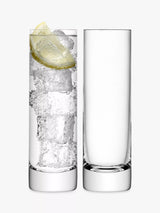 John Lewis LSA International Bar Collection Long Drink Glasses, Set of 2, 250ml, Clear- Buy online at McGrocer