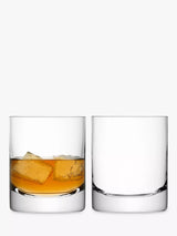 John Lewis LSA International Bar Collection Glass Tumblers Set of 2 250ml Clear- Buy online at McGrocer