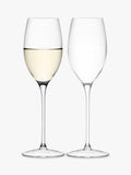 LSA International clear white wine glass set of 2, 340ml, UK version