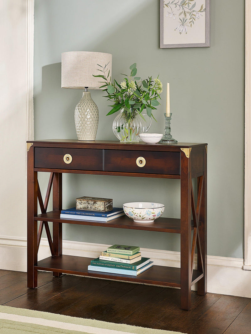 Laura Ashley Balmoral console table with two drawers, imported from the UK