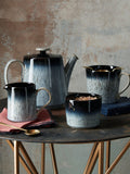 Denby Halo Brew stoneware sugar bowl 260ml, imported from the UK