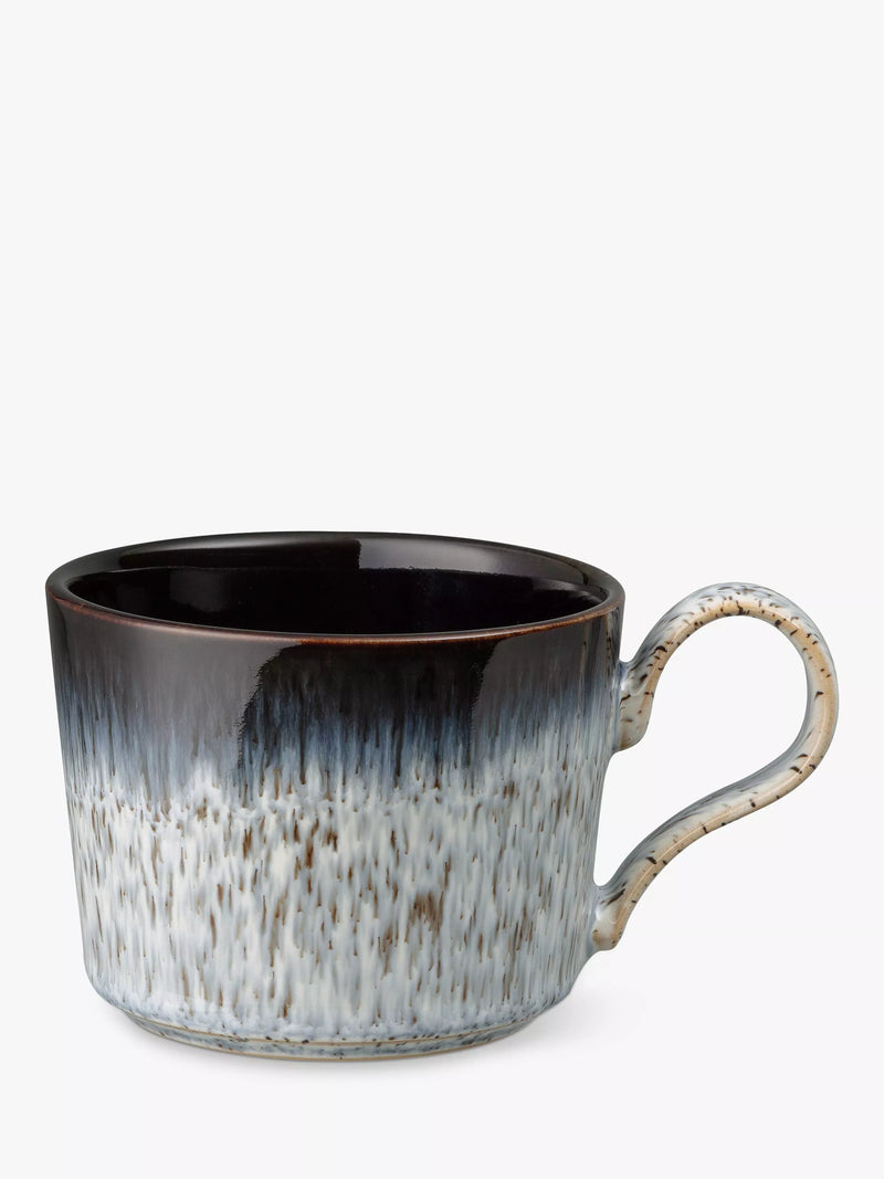 Denby Halo stoneware mug 260ml black multi (British brand)